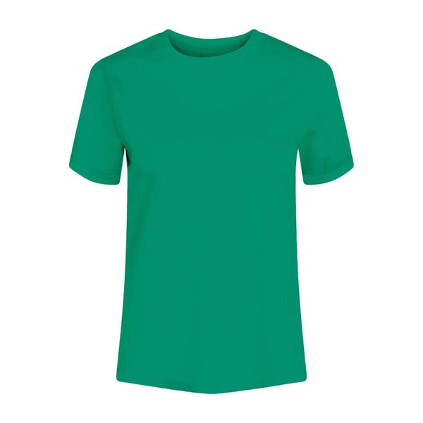 Skiën Vulkanisch Legende Emerald Groene Basic SS - T-Shirt | Olivia & Kate