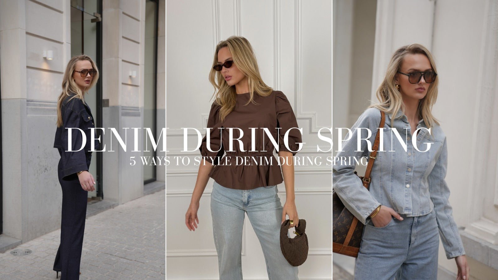 5 ways to style denim this spring - Olivia & Kate