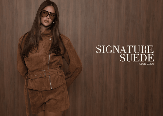 Soft Suede Stories: zachte elegantie in elke beweging - Olivia & Kate