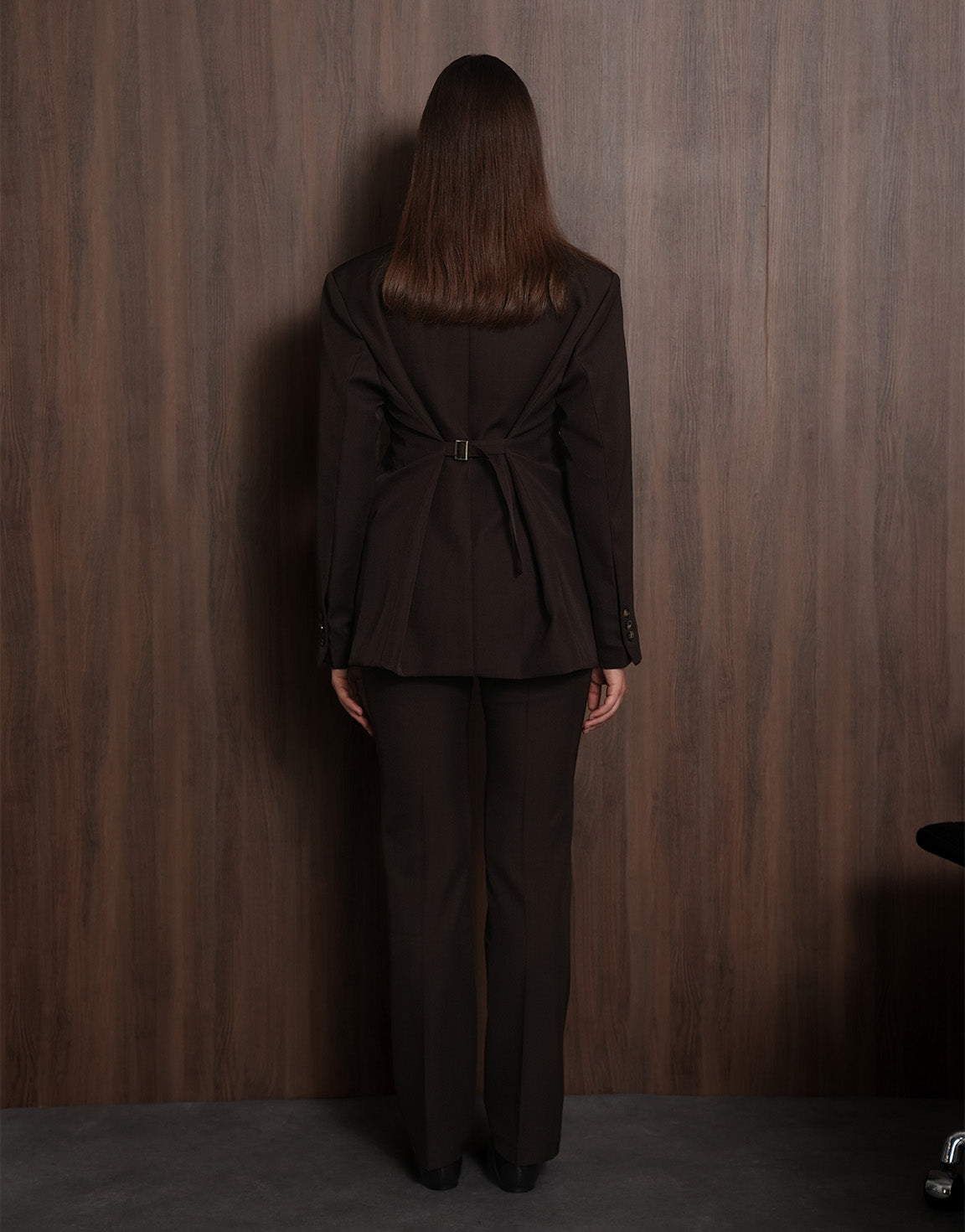 Dark Brown Long Classic - Trousers