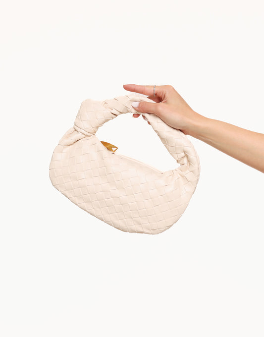 Creme Medium Braided - Bag