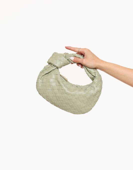 Light Green Medium Braided - Bag