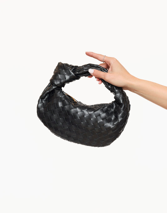 Black Medium Braided - Bag