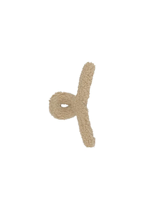 Beige Teddy - Hair Clip