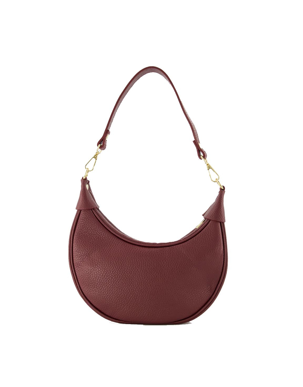 Bordeaux Half Round Leather - Bag