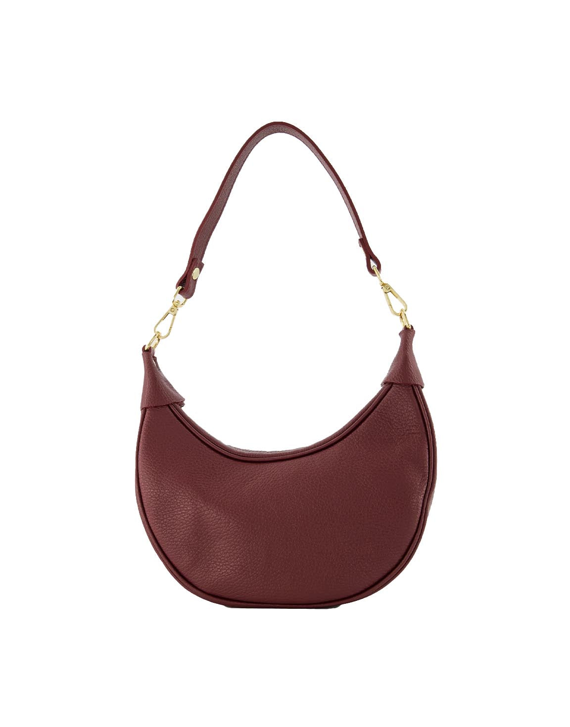 Bordeaux Half Round Leather - Bag