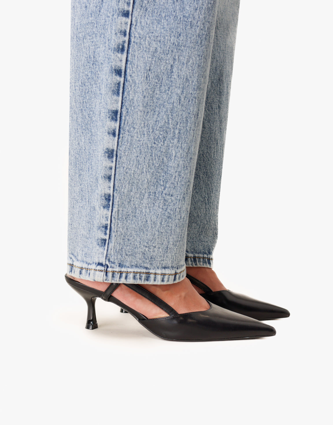 Zwarte Open Punt - Hakken