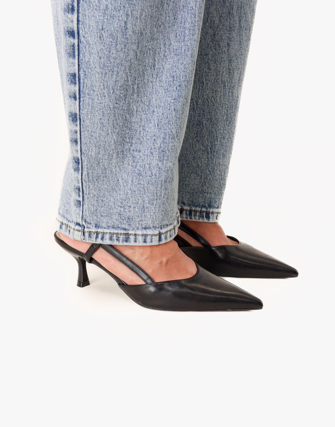 Zwarte Open Punt - Hakken