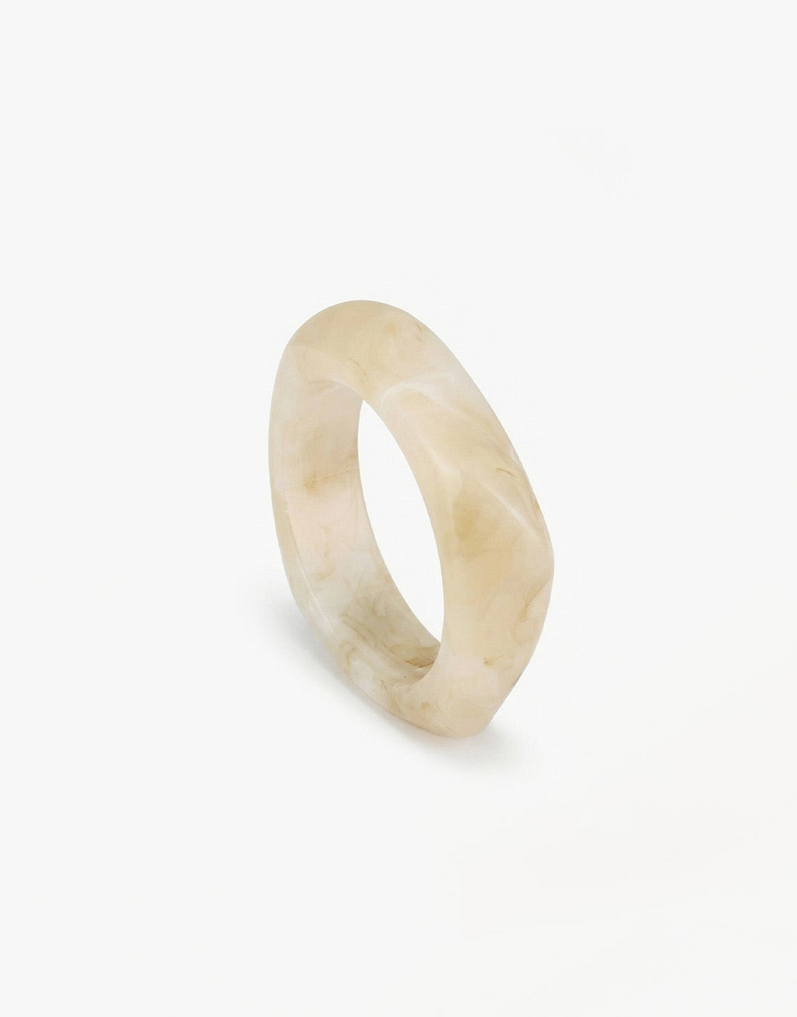 Beige Grote Bangle - Armband
