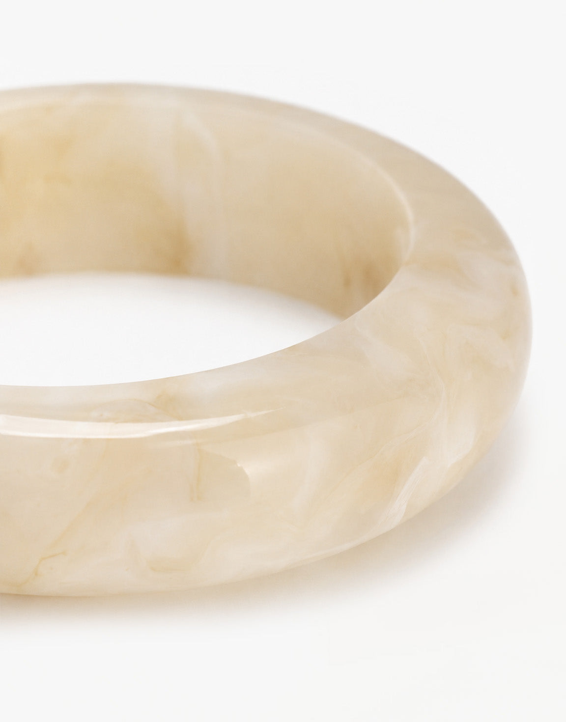 Beige Grote Bangle - Armband