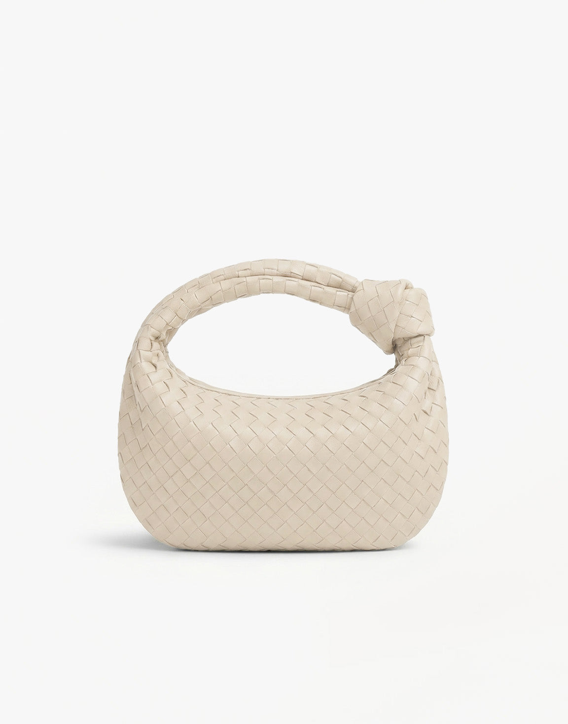 Beige Medium Braided - Bag
