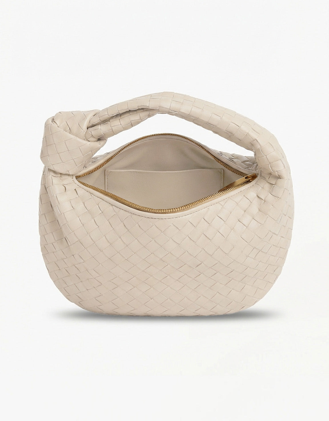 Beige Medium Braided - Bag