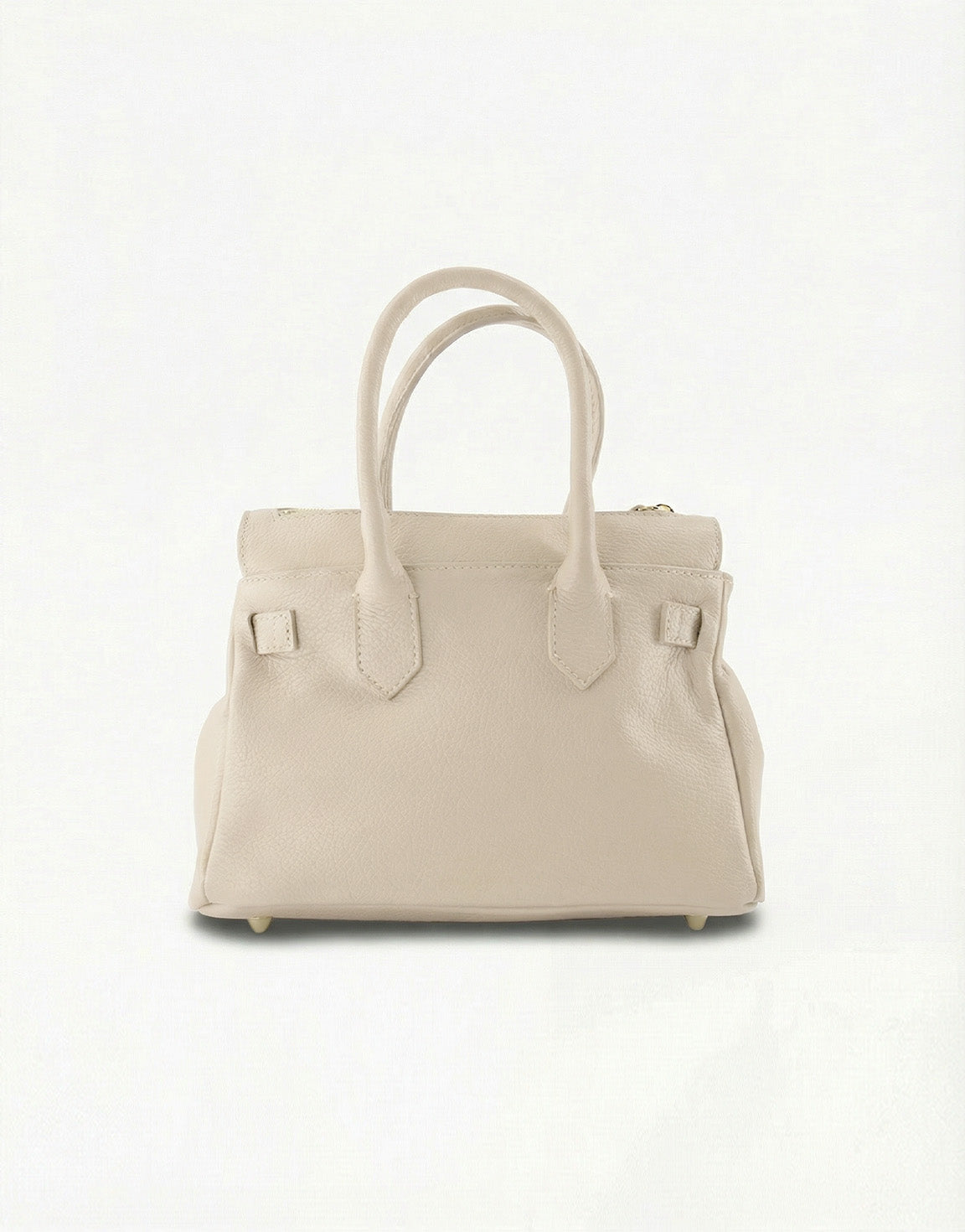 Beige Medium Gold Details - Bag