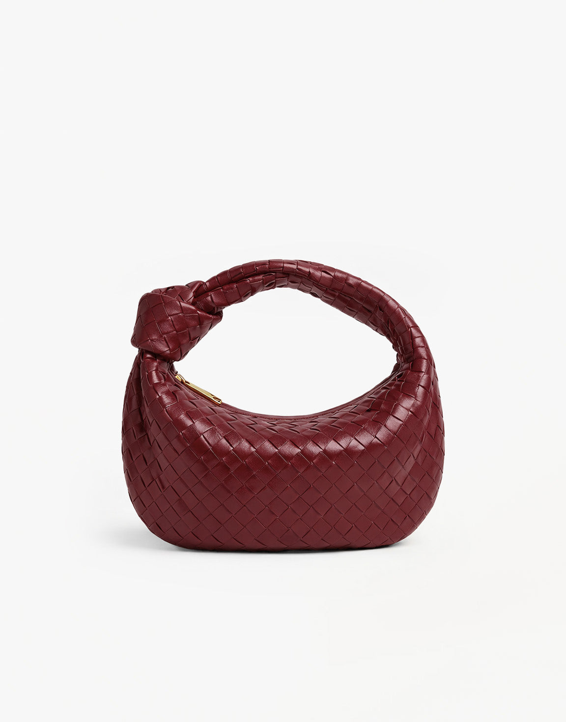 Burgundy Medium Braided - Bag