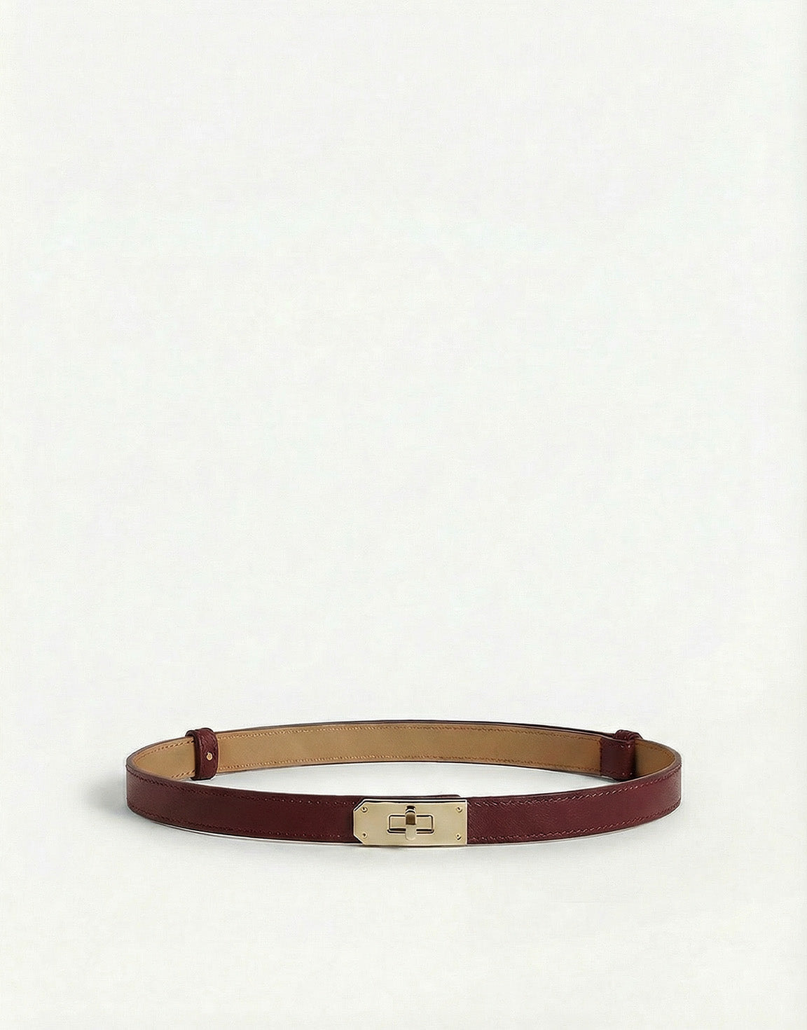 Burgundy Link - Belt
