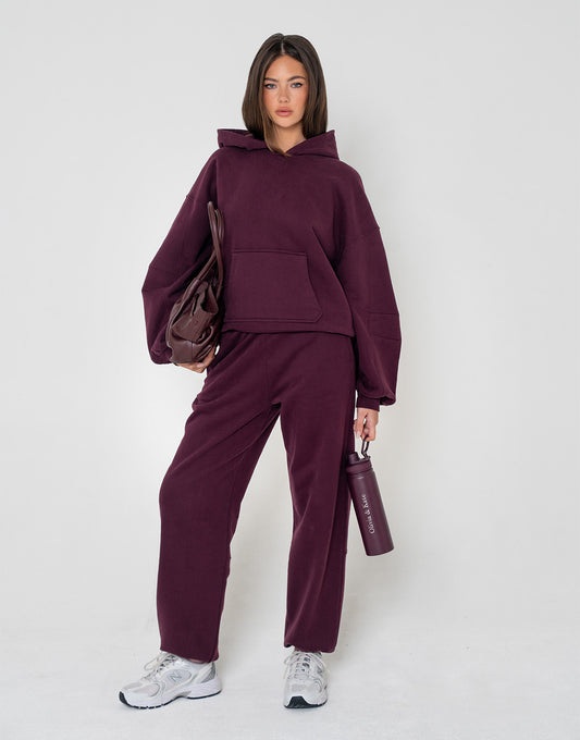 Aubergine Jogging - Broek