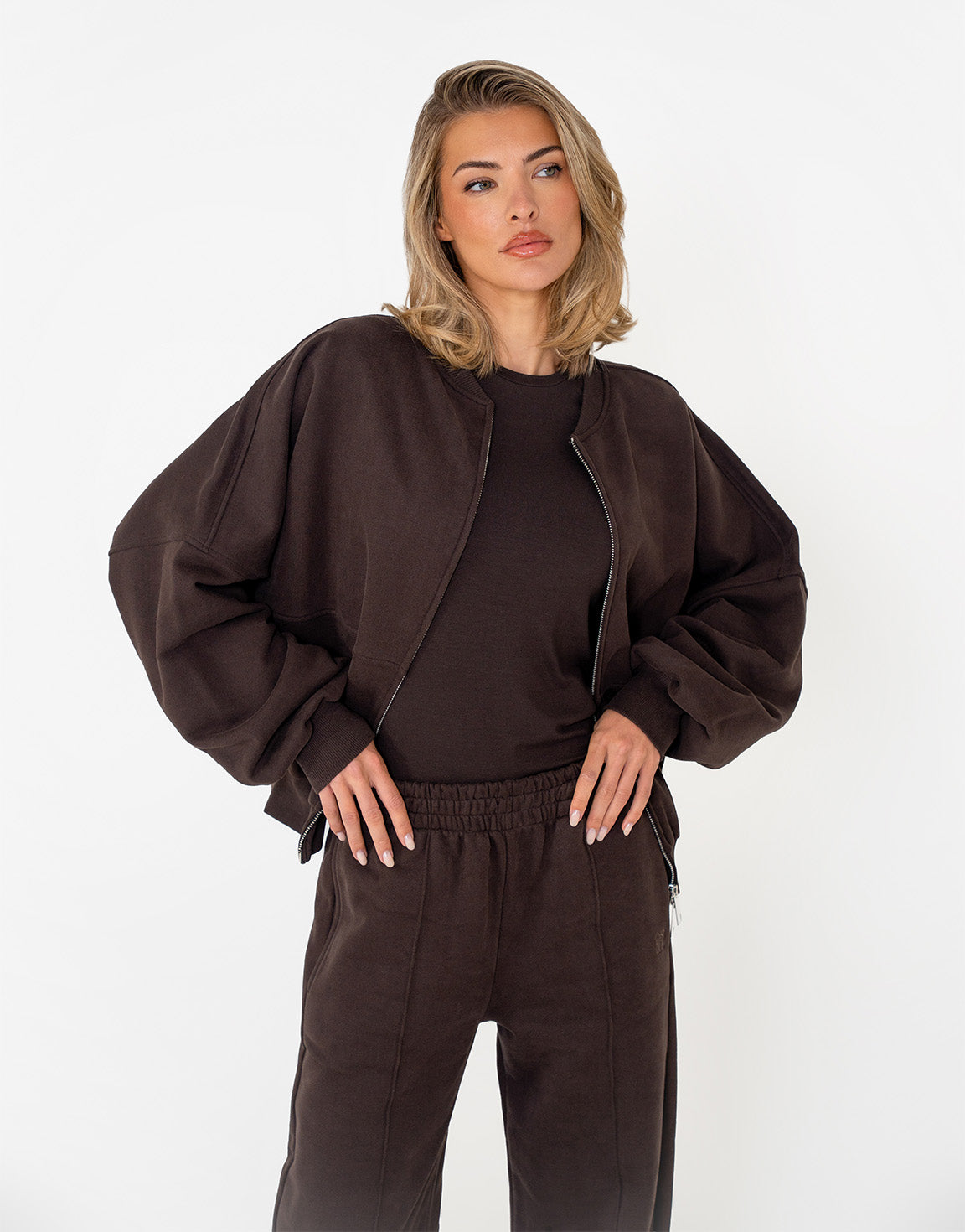 Dark Brown Jogging LS - Vest