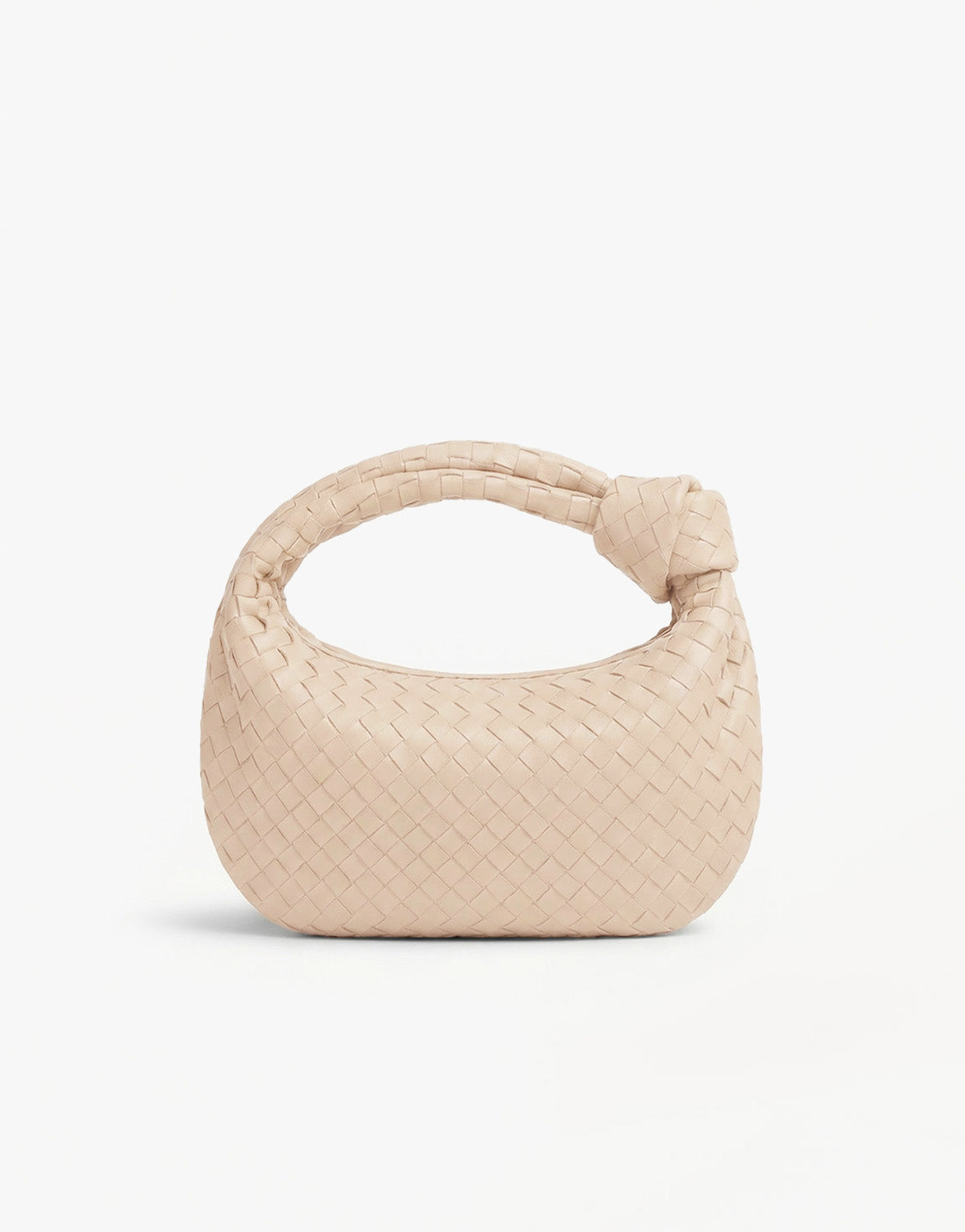 Cream Medium Braided - Bag