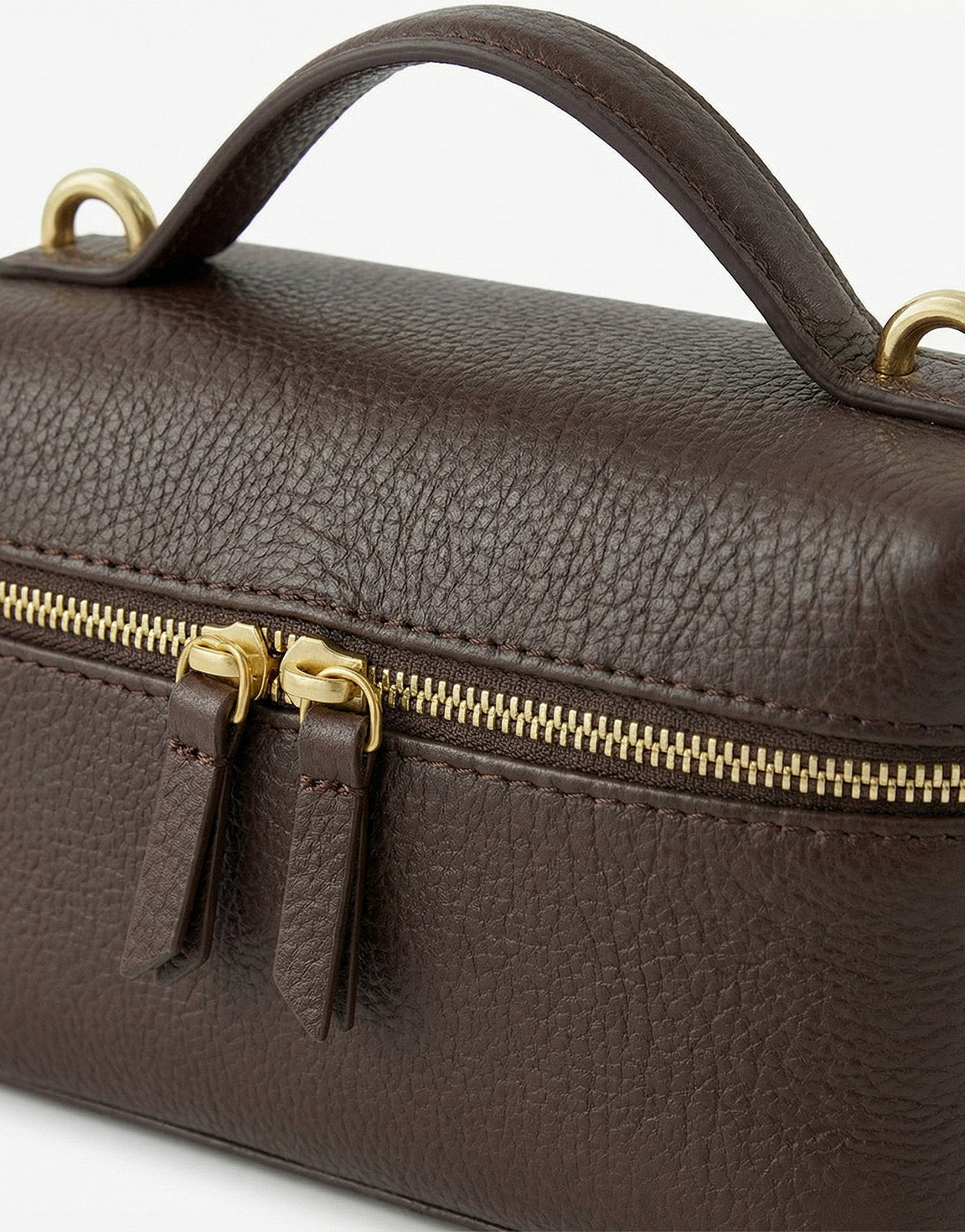 Dark brown Rectangular - Bag