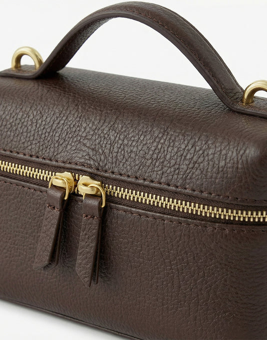 Dark brown Rectangular - Bag