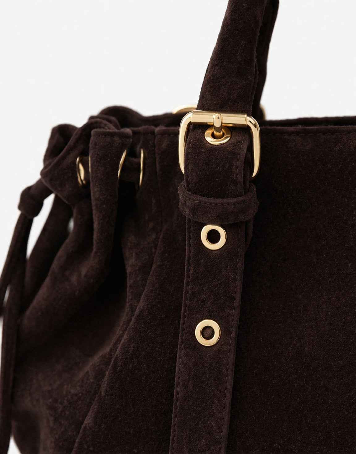 Dark brown Suede City - Bag