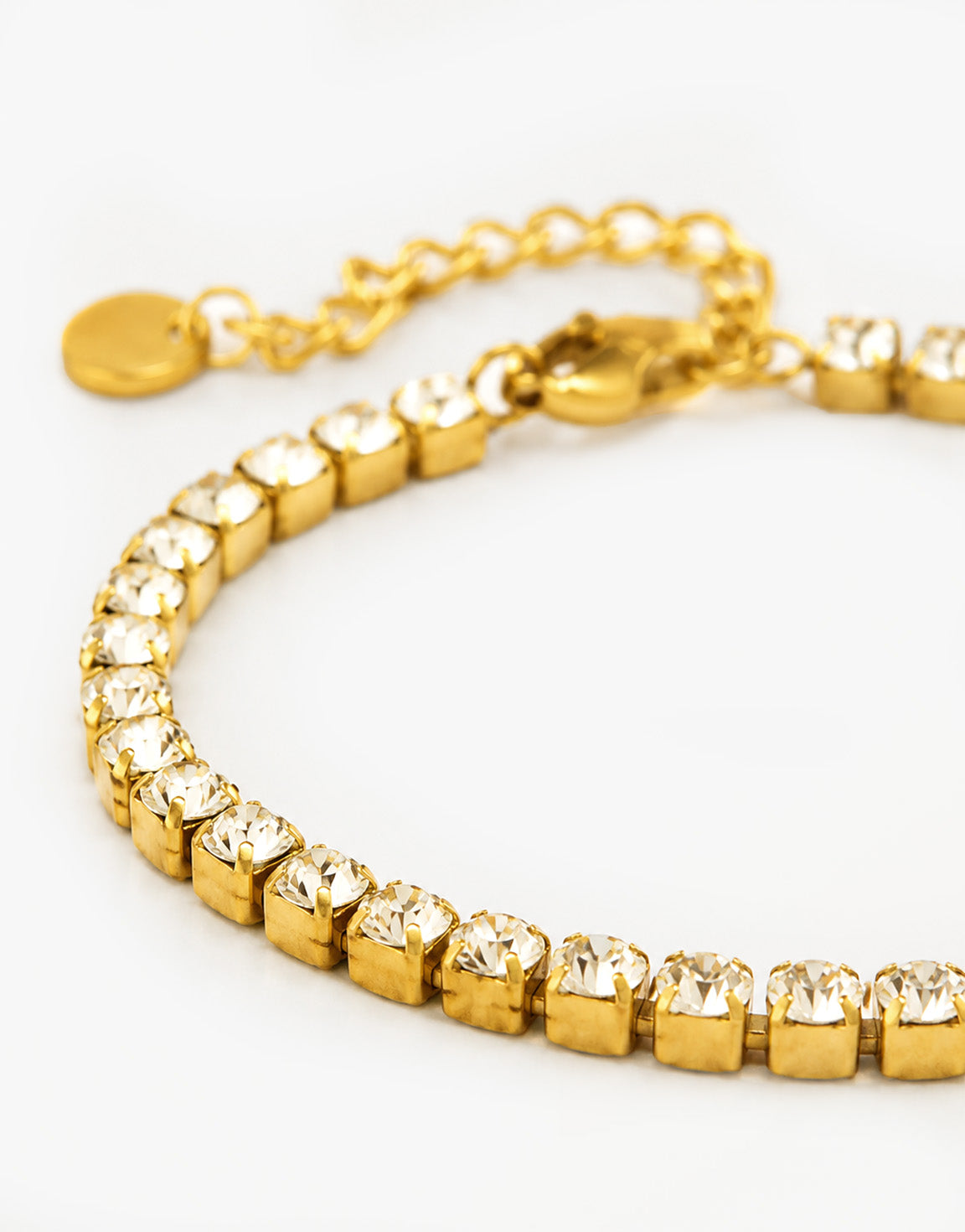 Gouden Zirkonia Tennis - Armband