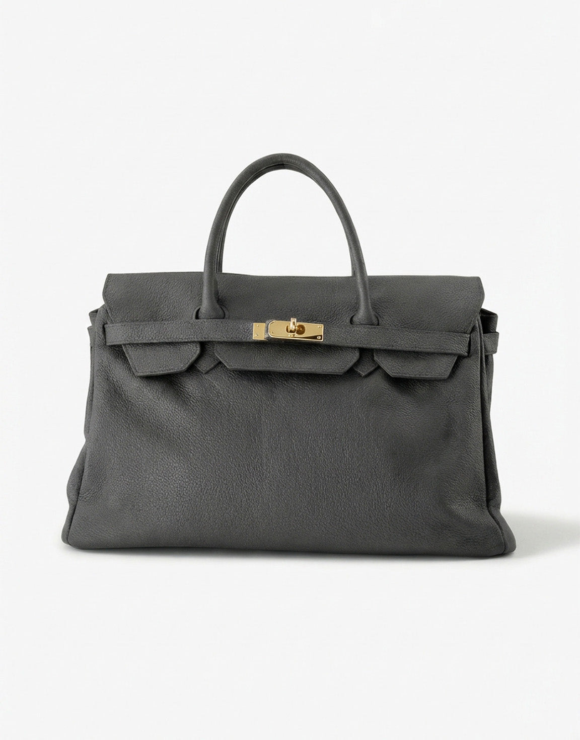 Grijze Grote Gouden Details - Tas