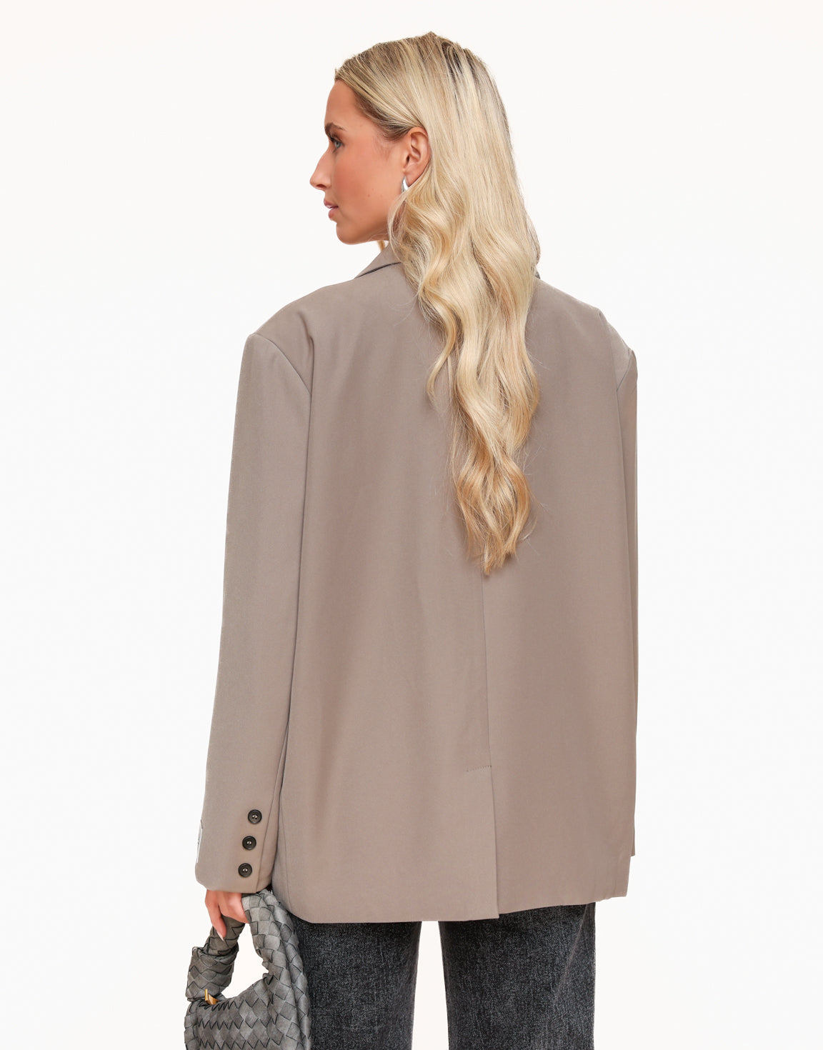 Taupe STUDIO Basic Oversized - Blazer