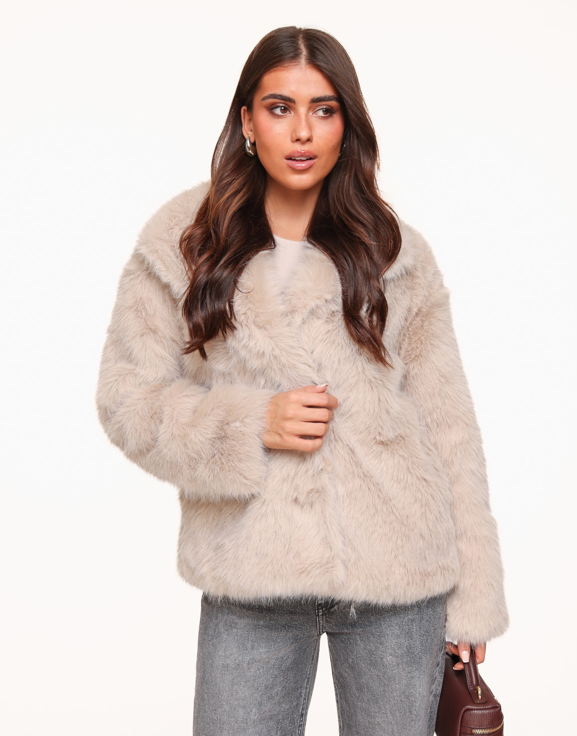 Beige Fluffy - Jacket