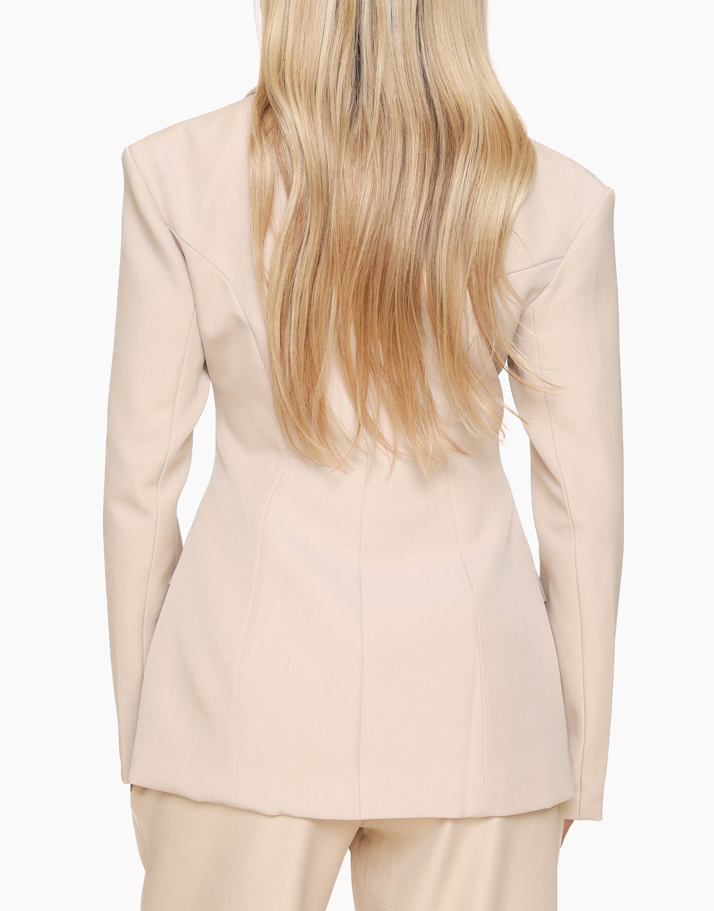 Beige Iconic Getailleerde - Blazer