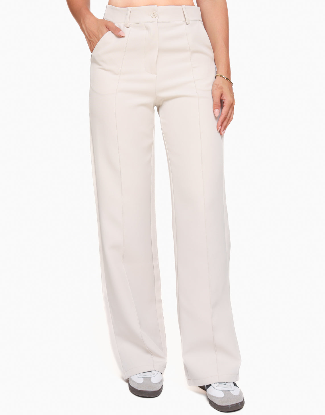 Beige Basic - Pantalon