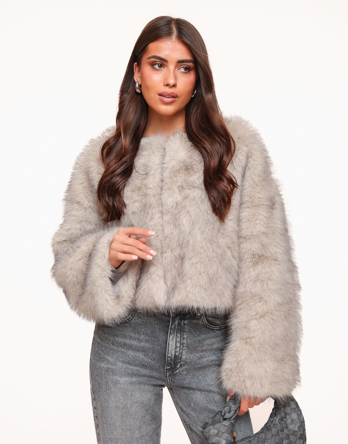 Beige Short Fluffy - Jacket