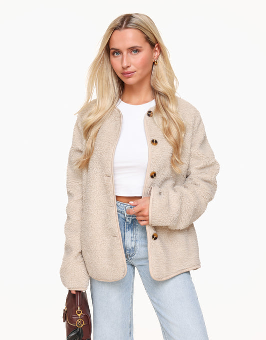 Beige Teddy - Jacket