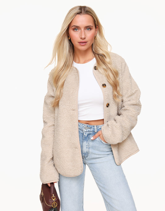 Beige Teddy - Jacket