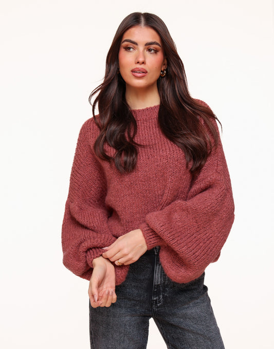 Blush Wool Knitted - Sweater