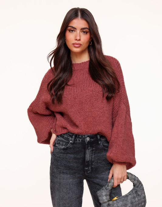 Blush Wool Knitted - Sweater