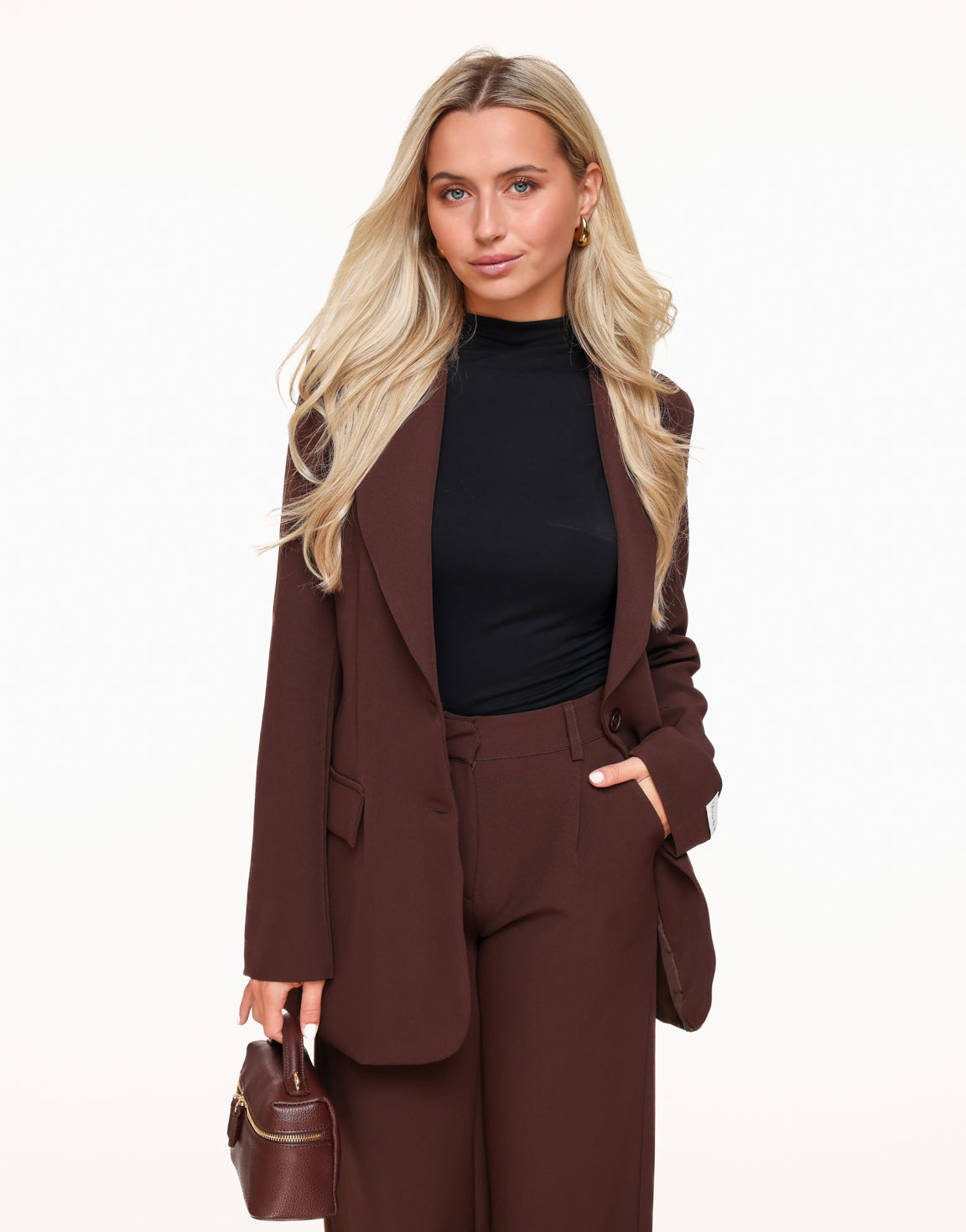 Brown Basic LS - Blazer