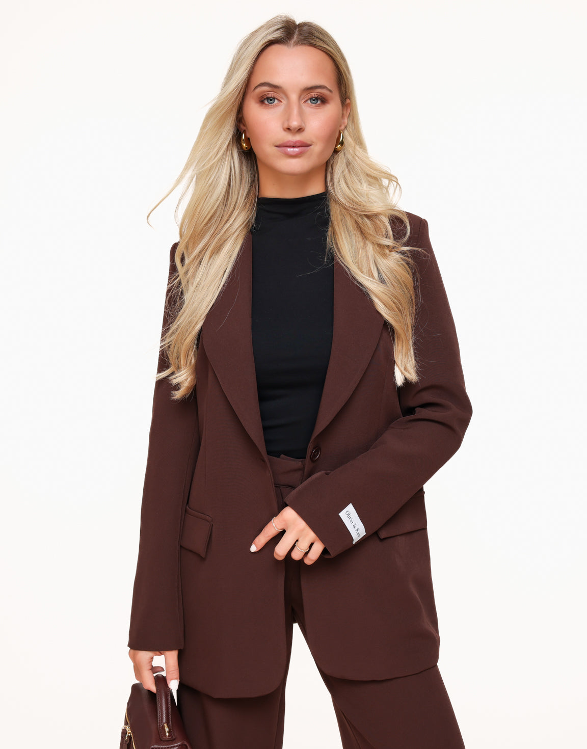 Brown Basic LS - Blazer