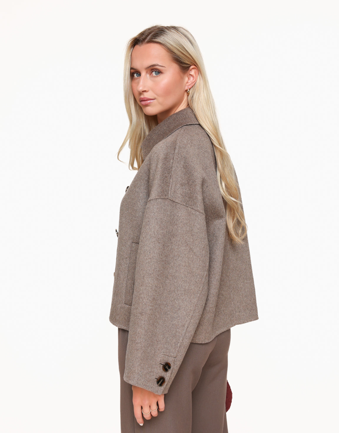 Taupe Short Basic - Jacket