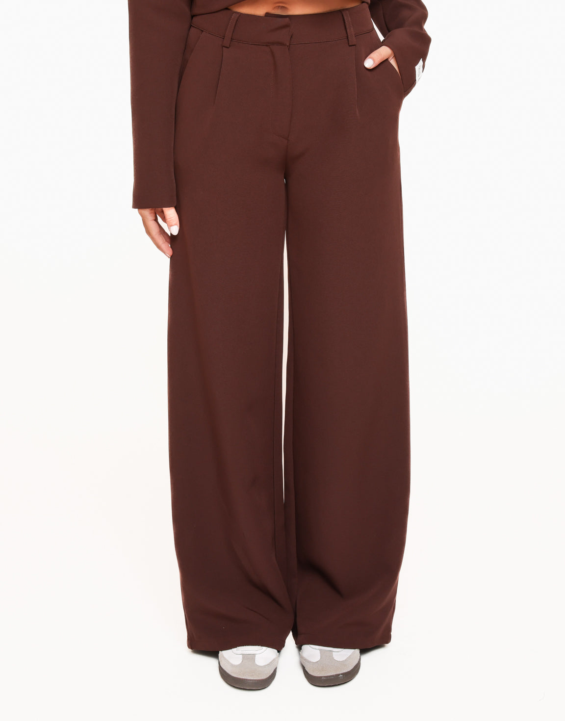 Brown High Waisted - Pantalon