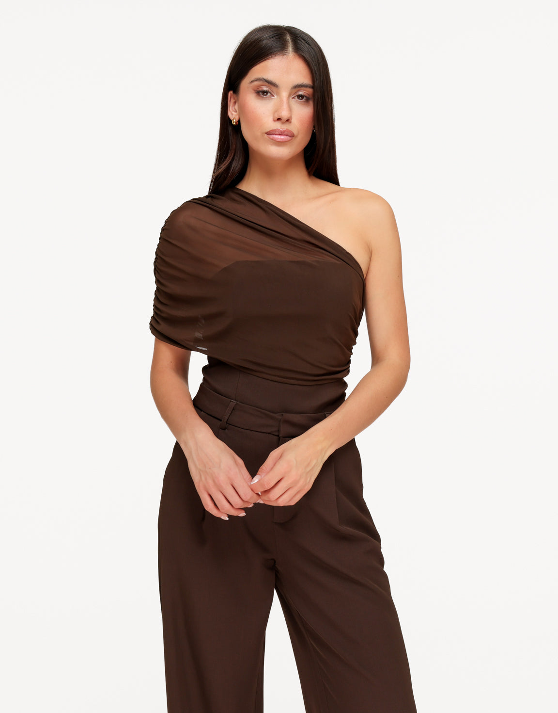 KLEDING-BRUINE-GEDRAPEERDE-MESH-TOP-02