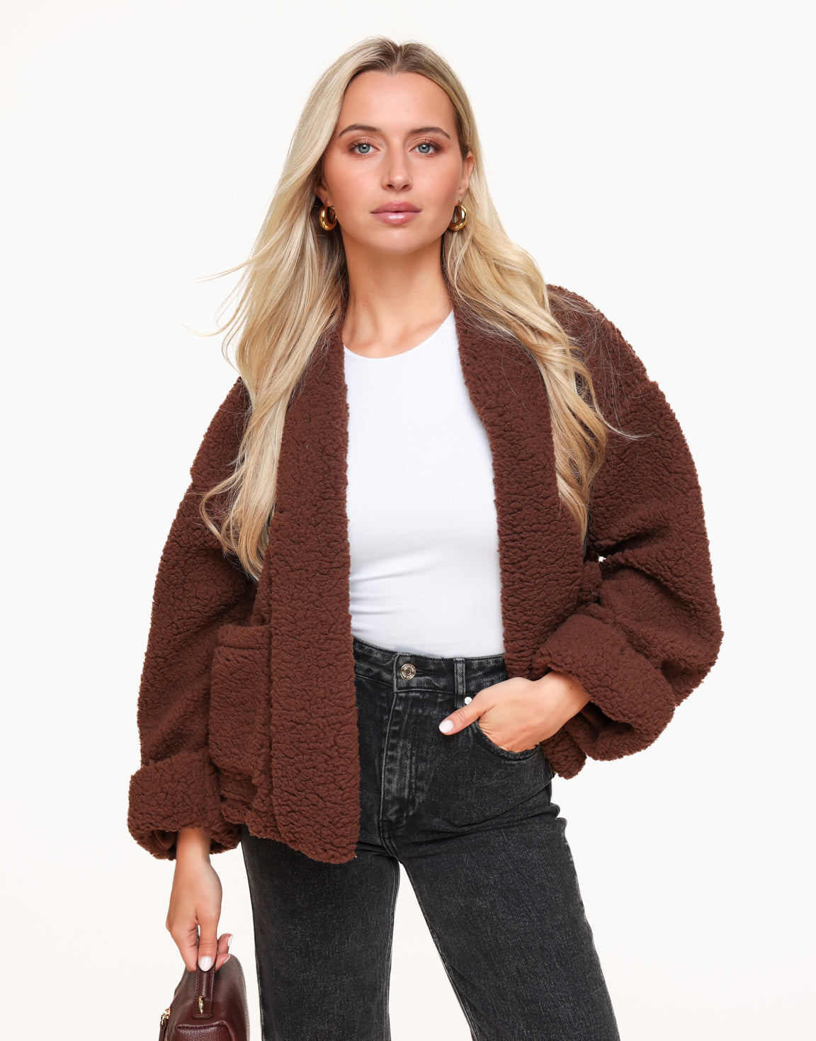 Brown Teddy - Cardigan