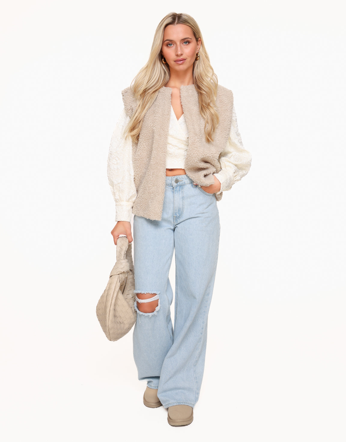 Light Blue Denim Baggy - Jeans