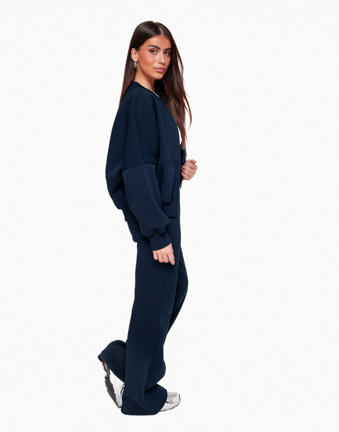 Navy Joggings LS - Vest