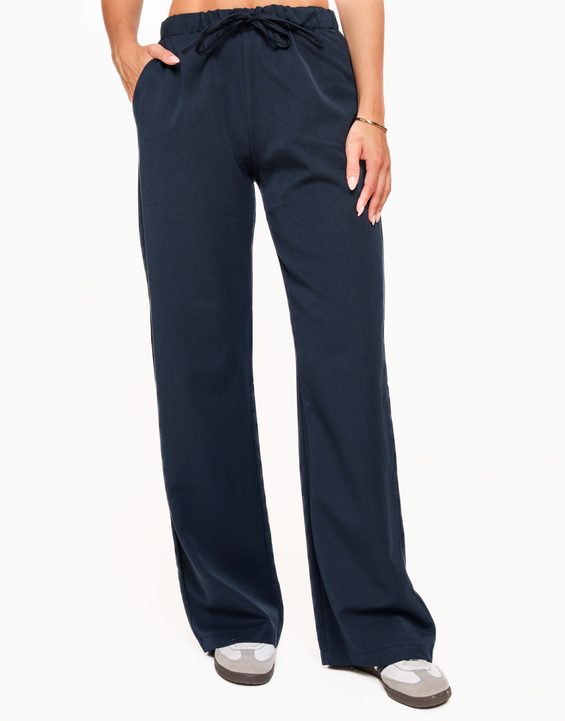 Donkerblauwe Losse Tall - Broek