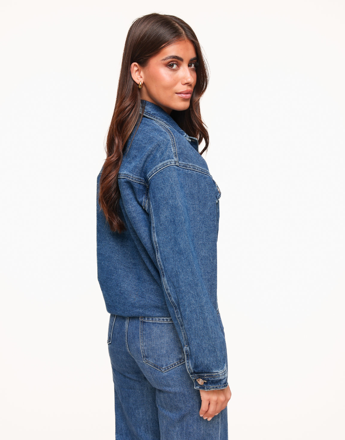 Dark Blue Denim - Blouse