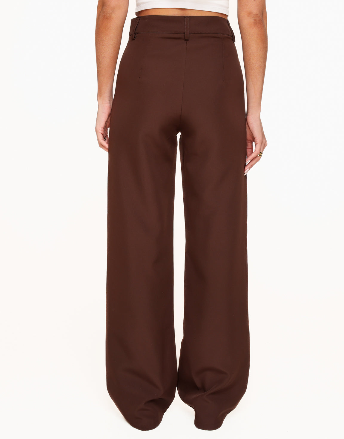 Dark Brown Basic - Pantalon