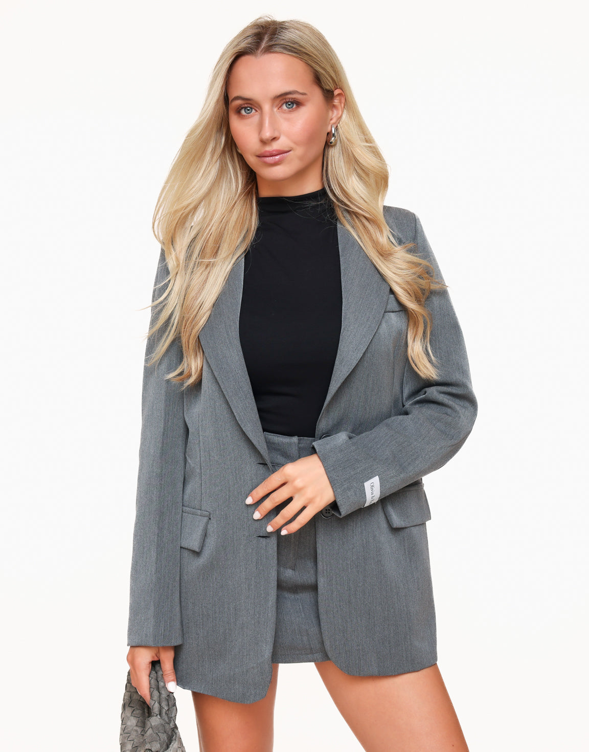 Grey Basic LS - Blazer