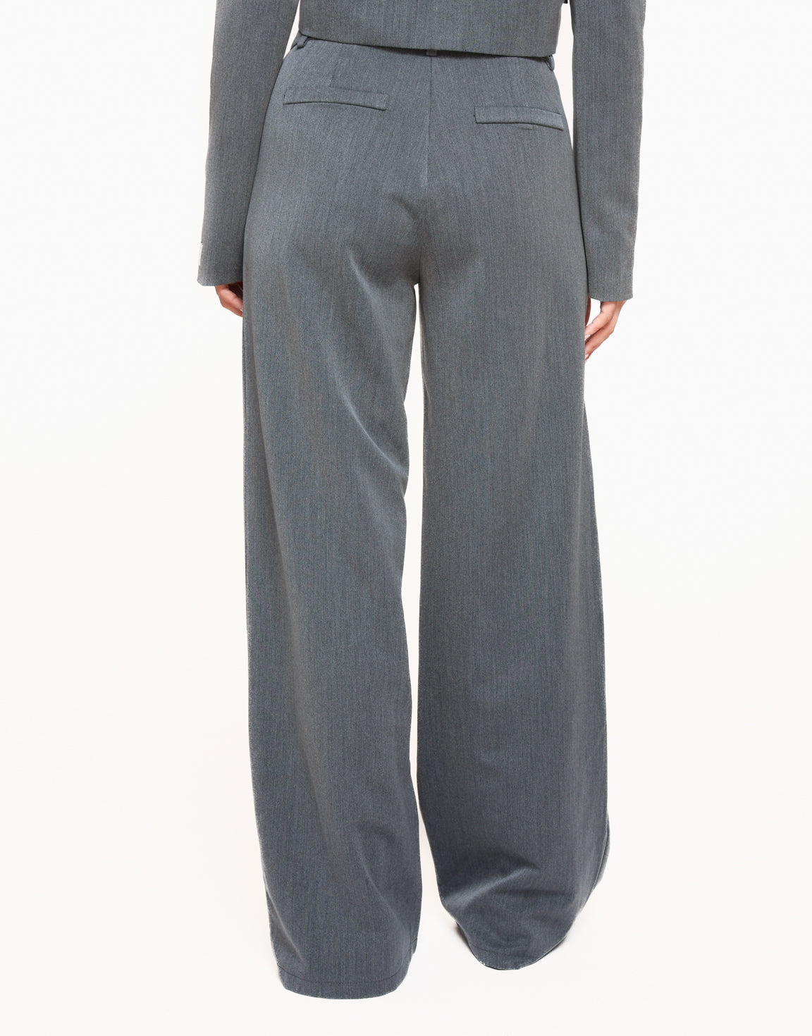 Grijze F/W Edit Hoge Taille - Pantalon