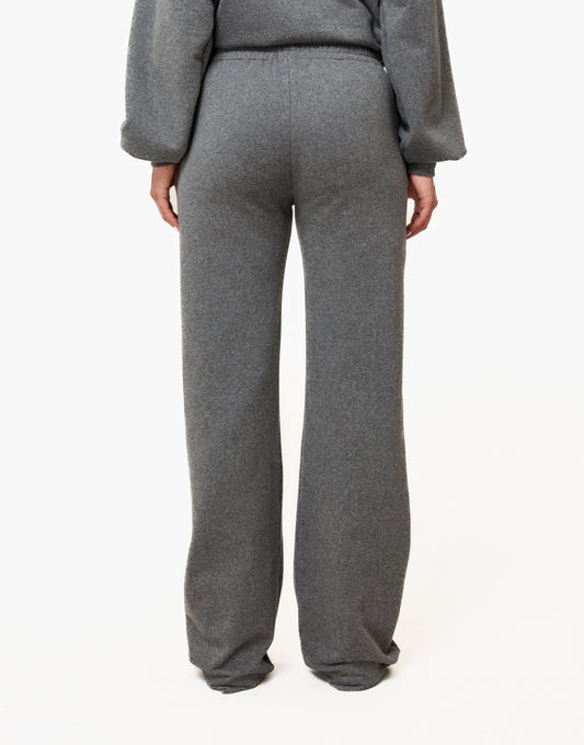 Donkergrijze Wijde Jogging - Broek